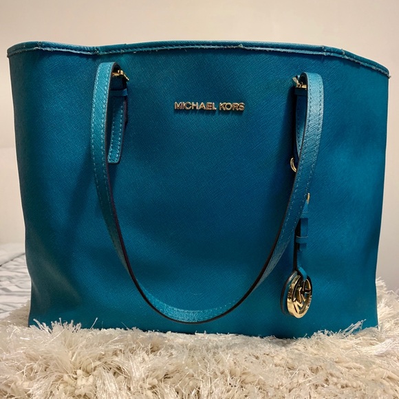 Michael Kors Handbags - Michael Kors Teal/Turquoise Tote